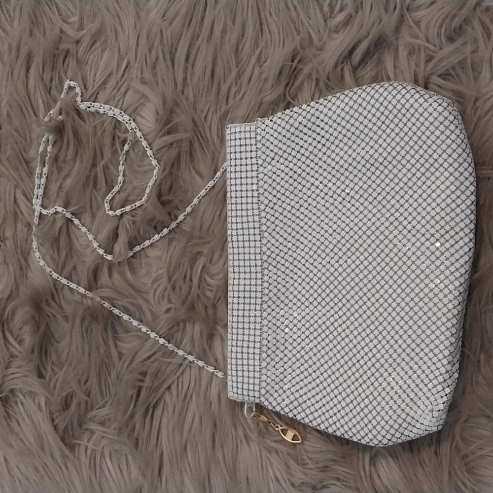 Vintage metal mesh purse